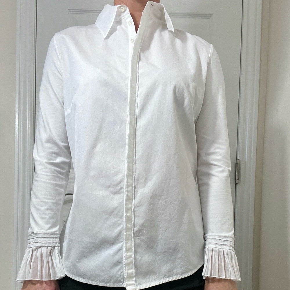 Anne Fontaine / Elegant White Women's Blouse